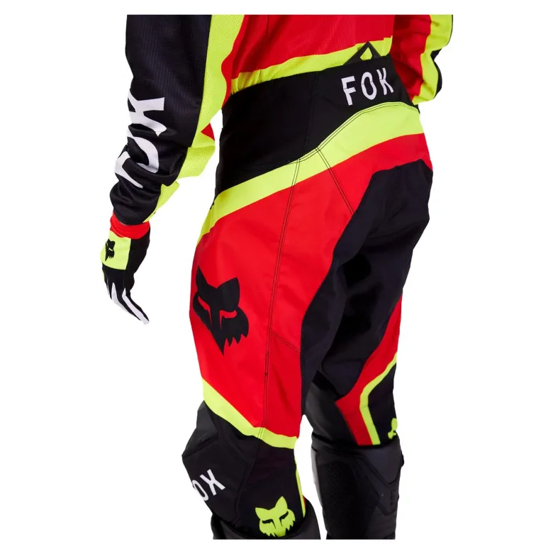 Spodnie cross dziecięce FOX JUNIOR 180 BALLAST BLACK/RED czarny czerwony