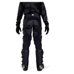 Spodnie cross dziecięce FOX JUNIOR 180 BNKR BLACK CAMO czarny szary