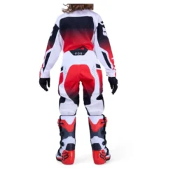 Spodnie cross dziecięce FOX JUNIOR 180 SHIELD FLUO RED czerwony fluo