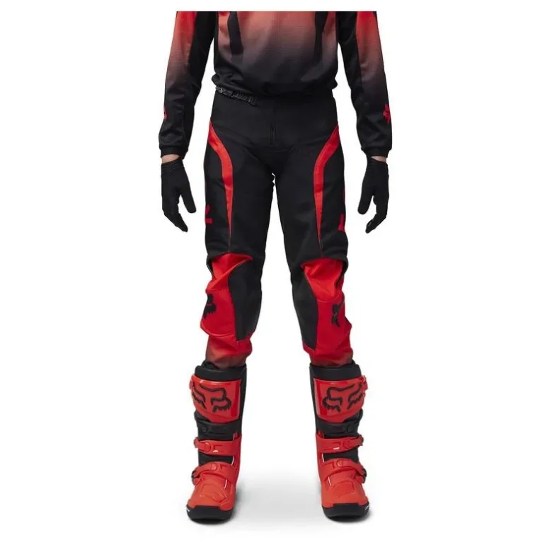 Spodnie cross dziecięce FOX JUNIOR 180 LEAN FLUO RED czerwony fluo