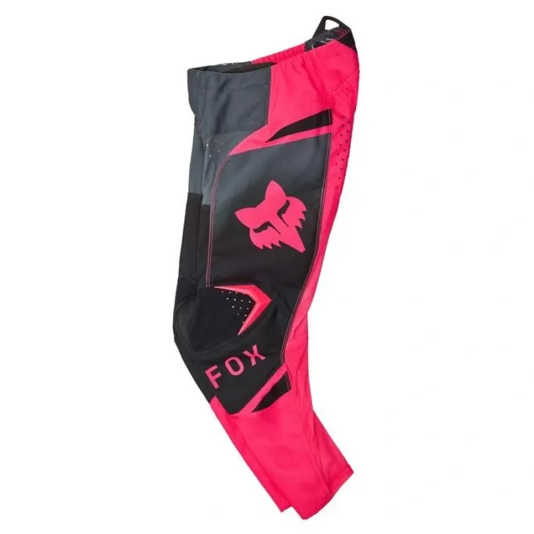 Spodnie cross dziecięce FOX JUNIOR GIRLS 180 SHIELD BLACK/PINK czarny różowy