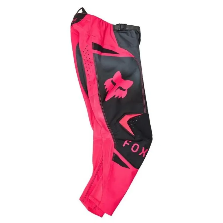 Spodnie cross dziecięce FOX JUNIOR GIRLS 180 SHIELD BLACK/PINK czarny różowy