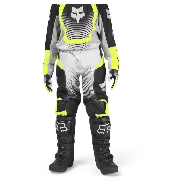 Spodnie cross dziecięce FOX JUNIOR 180 COLLECT GREY/YELLOW szary żółty