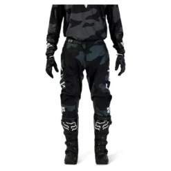 Spodnie cross FOX 180 BNKR BLACK CAMO czarny szary
