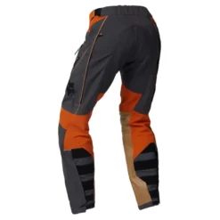 Spodnie cross FOX DEFEND GORE-TEX ADV BURNT szary pomarańczowy