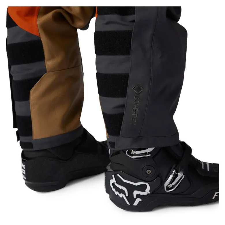 Spodnie cross FOX DEFEND GORE-TEX ADV BURNT szary pomarańczowy