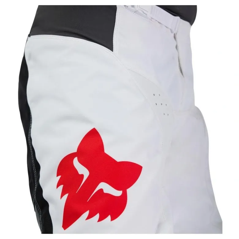Spodnie cross FOX 180 FLOW WHITE/RED biały czerwony