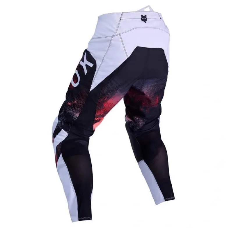 Spodnie cross FOX 180 KAIROS WHITE/FLUO RED biały czerwony fluo