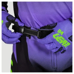 Spodnie cross LEATT MOTO 4.5 ARGON czarny niebieski