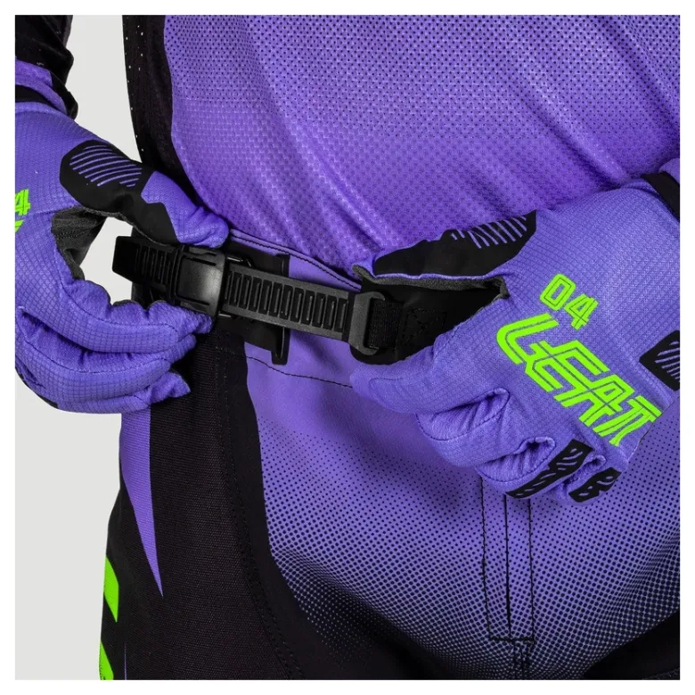 Spodnie cross LEATT MOTO 4.5 ARGON czarny niebieski