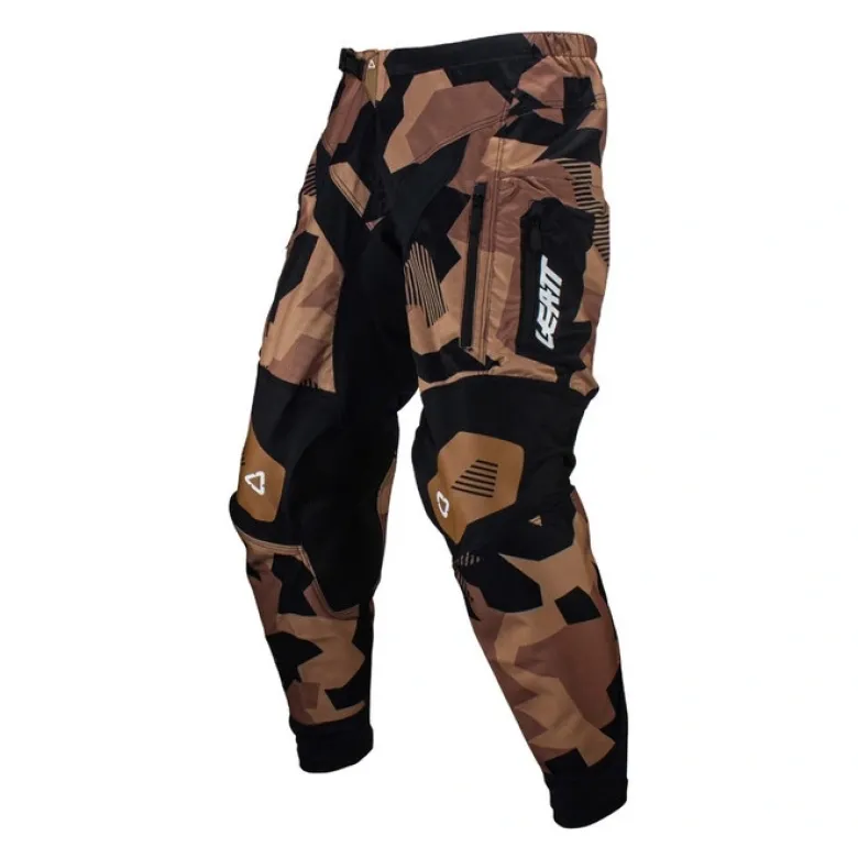 Spodnie cross LEATT MOTO 4.5 ENDURO STONE brązowy czarny
