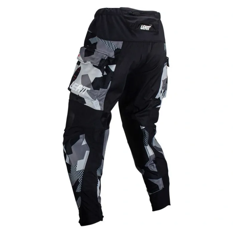 Spodnie cross LEATT MOTO 4.5 HYDRADRI FORGE szary czarny
