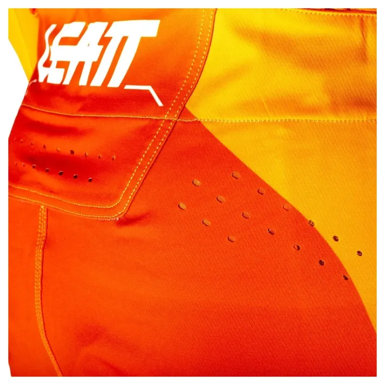 Spodnie cross LEATT MOTO 5.5 I.K.S. ORANGE pomarańczowy
