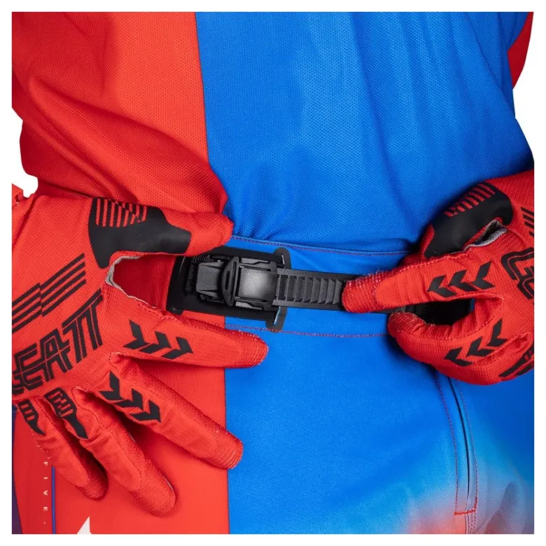 Spodnie cross LEATT MOTO 5.5 I.K.S. ROYAL BLUE/RED niebieski czerwony