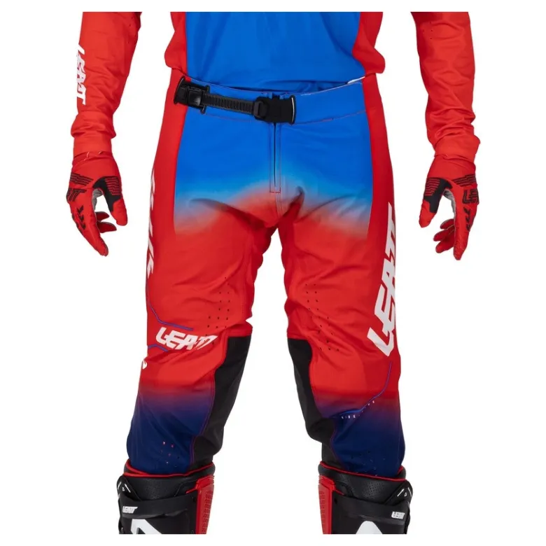 Spodnie cross LEATT MOTO 5.5 I.K.S. ROYAL BLUE/RED niebieski czerwony