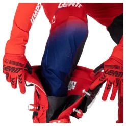Spodnie cross LEATT MOTO 5.5 I.K.S. ROYAL BLUE/RED niebieski czerwony