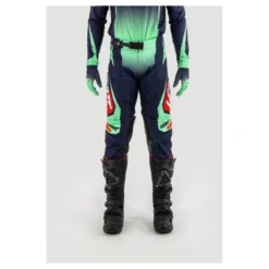 Spodnie cross LEATT MOTO 4.5 MATCHA zielony granatowy czerwony