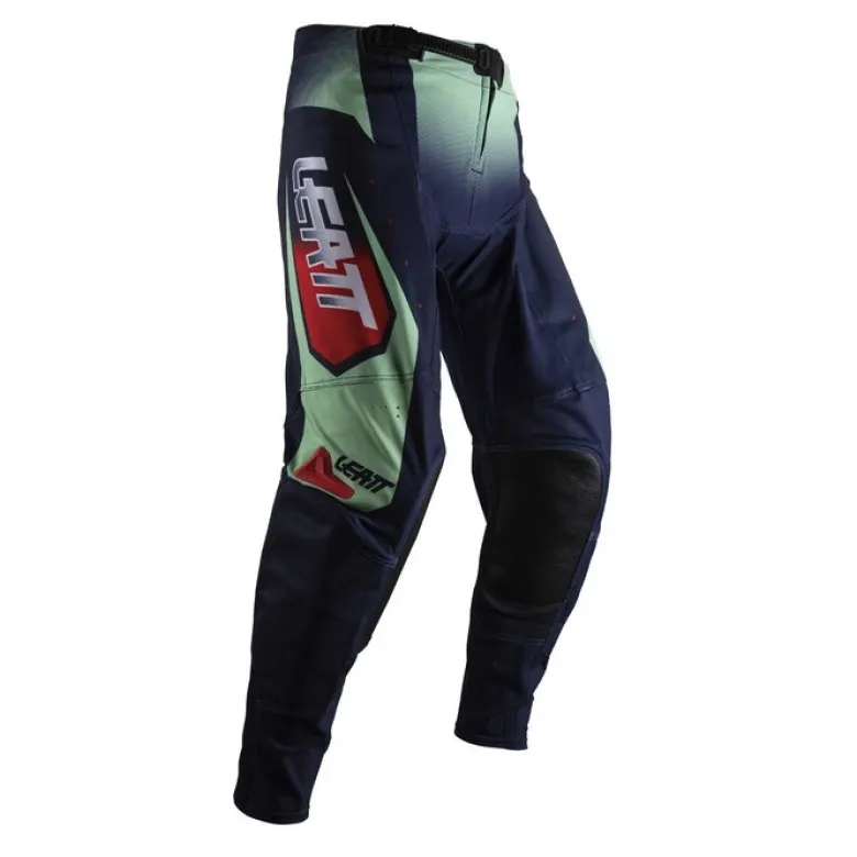 Spodnie cross LEATT MOTO 4.5 MATCHA zielony granatowy czerwony