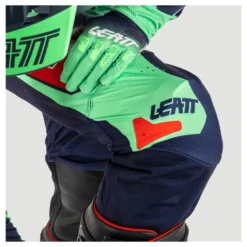 Spodnie cross LEATT MOTO 4.5 MATCHA zielony granatowy czerwony