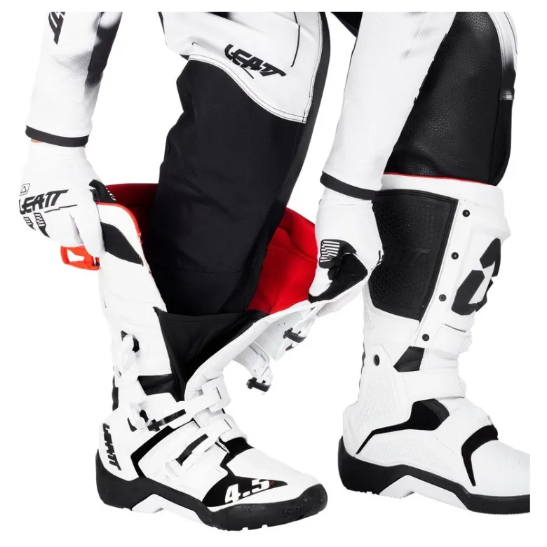 Spodnie cross LEATT MOTO 4.5 WHITE biały