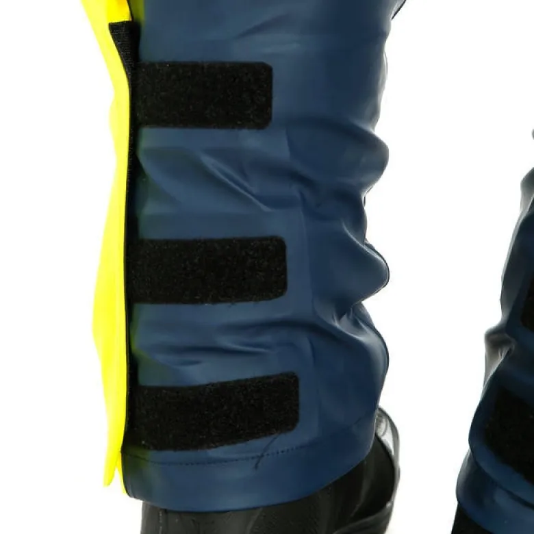 Spodnie przeciwdeszczowe DAINESE STORM 2 niebieski żółty fluo