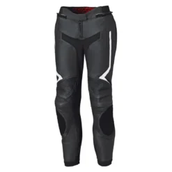 Spodnie skórzane damskie HELD STREET ROCKET IV LADY SLIM BLACK/WHITE czarny biały