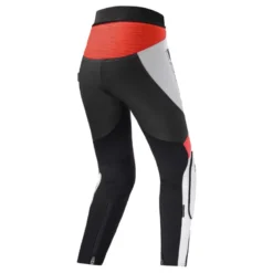 Spodnie skórzane damskie SHIMA MIURA 2.0 RED FLUO czarny biały czerwony fluo