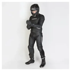 Spodnie skórzane REBELHORN PISTON II BLACK czarny