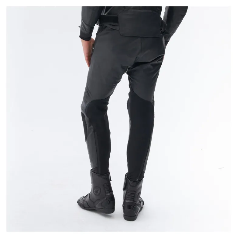 Spodnie skórzane REBELHORN VELOCE BLACK czarny