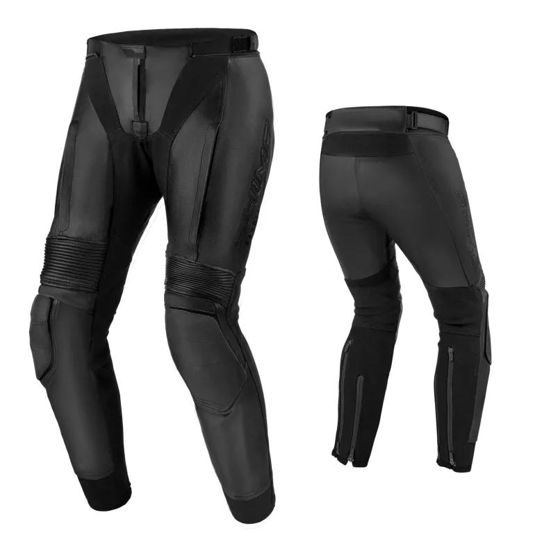 Spodnie skórzane SHIMA BANDIT 2.0 BLACK czarny