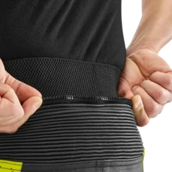 Spodnie skórzane SHIMA STR 2.0 BLACK/FLUO czarny żółty fluo