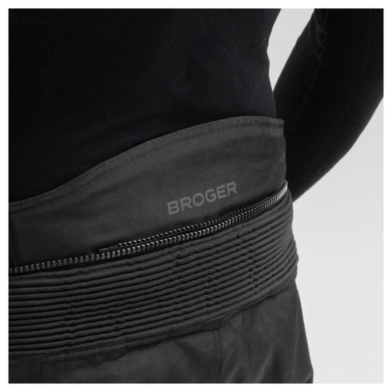 Spodnie tekstylne BROGER RIFT BLACK czarny