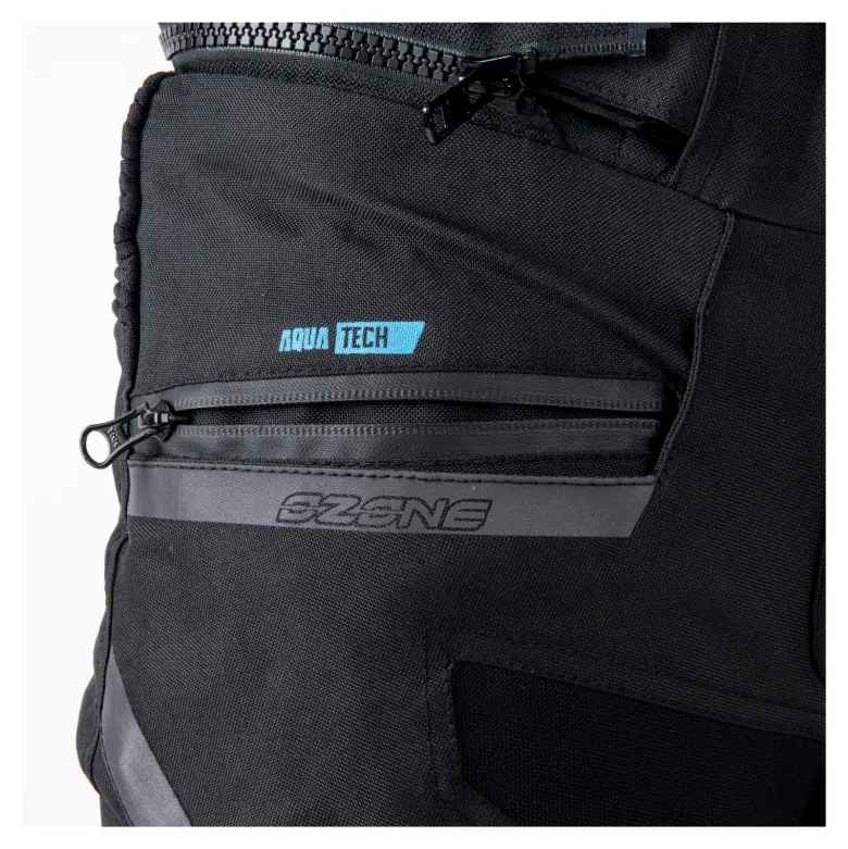 Spodnie tekstylne damskie OZONE UNION LADY BLACK czarny