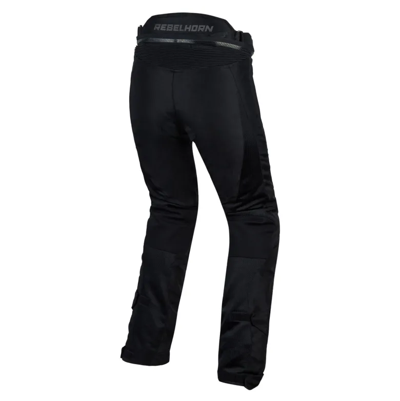 Spodnie tekstylne damskie REBELHORN FLUX LADY BLACK czarny