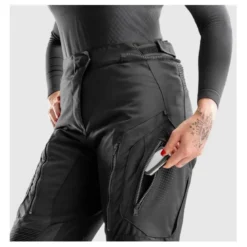Spodnie tekstylne damskie REBELHORN HIKER IV LADY SHORT BLACK czarny