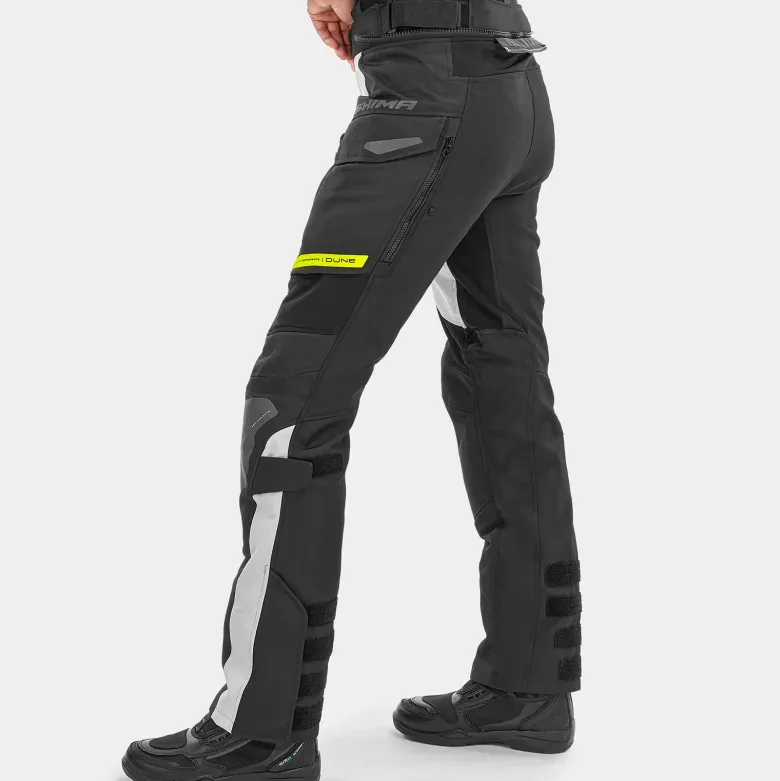 Spodnie tekstylne damskie SHIMA DUNE LADY FLUO czarny szary żółty fluo