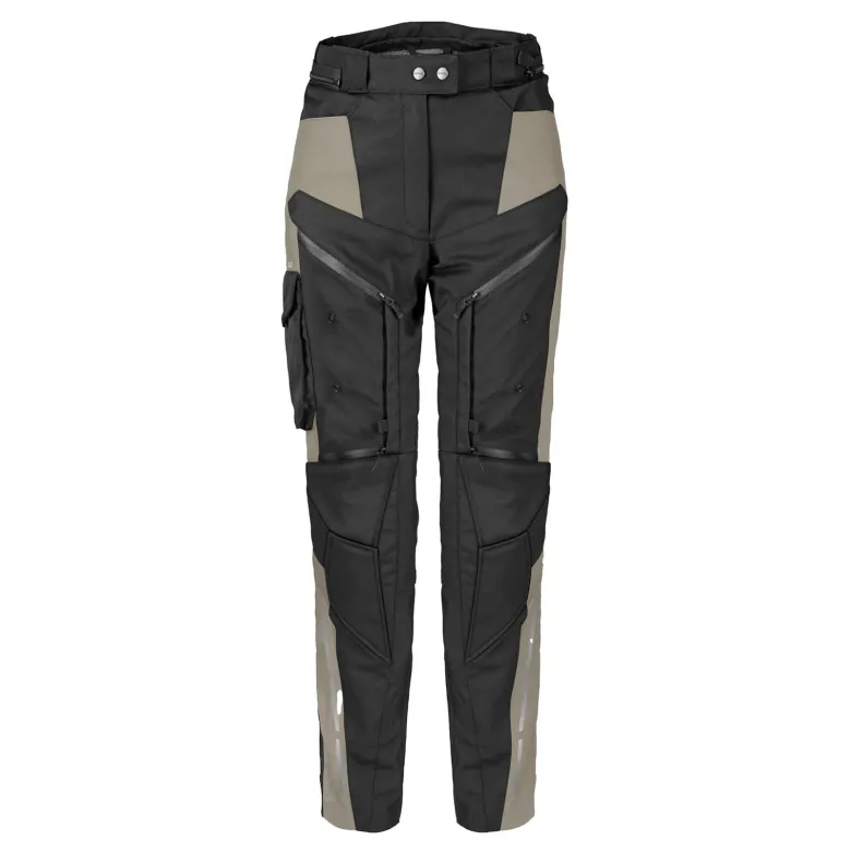 Spodnie tekstylne damskie SPIDI 4 SEASON V3 LADY MUD czarny brązowy