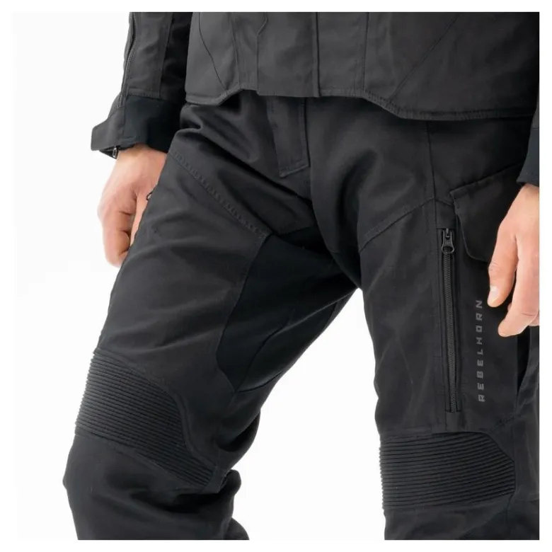 Spodnie tekstylne REBELHORN SCOUT BLACK czarny