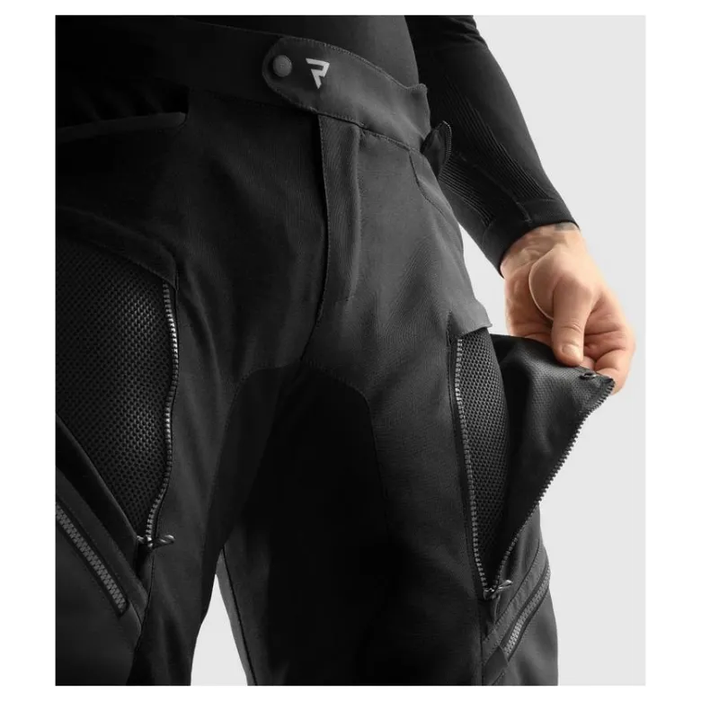 Spodnie tekstylne REBELHORN HARDY 3.0 LONG BLACK czarny
