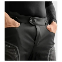 Spodnie tekstylne REBELHORN BORG II LONG BLACK czarny