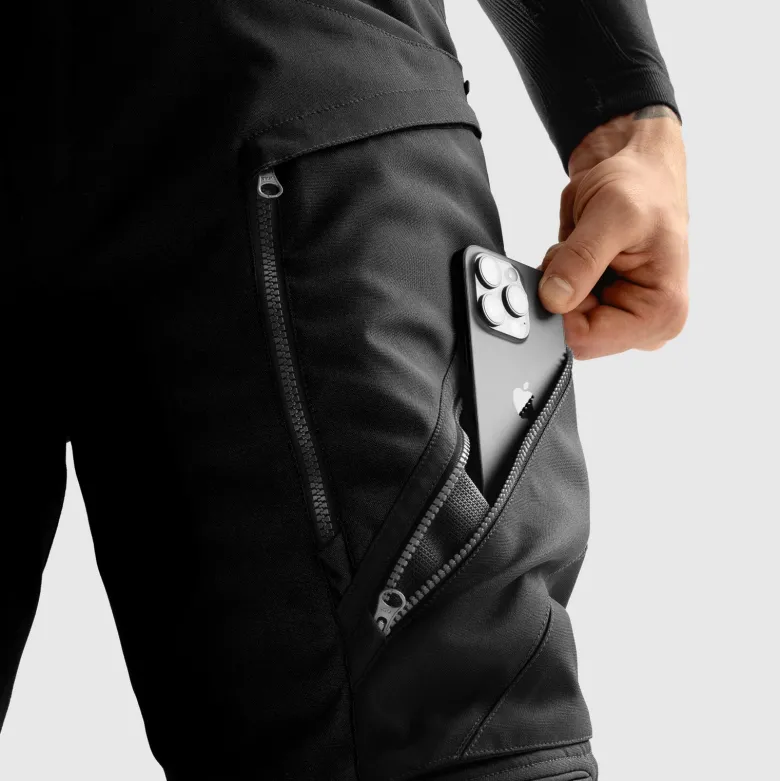 Spodnie tekstylne REBELHORN HARDY 3.0 BLACK czarny