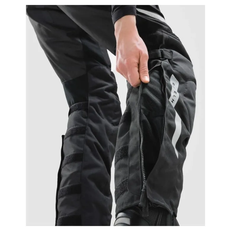 Spodnie tekstylne REBELHORN CUBBY V BLACK/GREY czarny szary