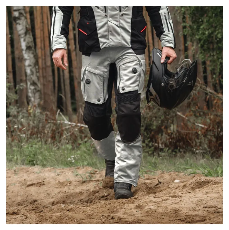 Spodnie tekstylne REBELHORN RANGE GREY/BLACK/RED szary czarny czerwony