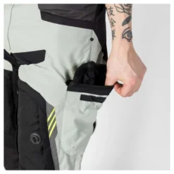 Spodnie tekstylne REBELHORN PATROL GREY/BLACK/FLO YELLOW szary czarny żółty fluo