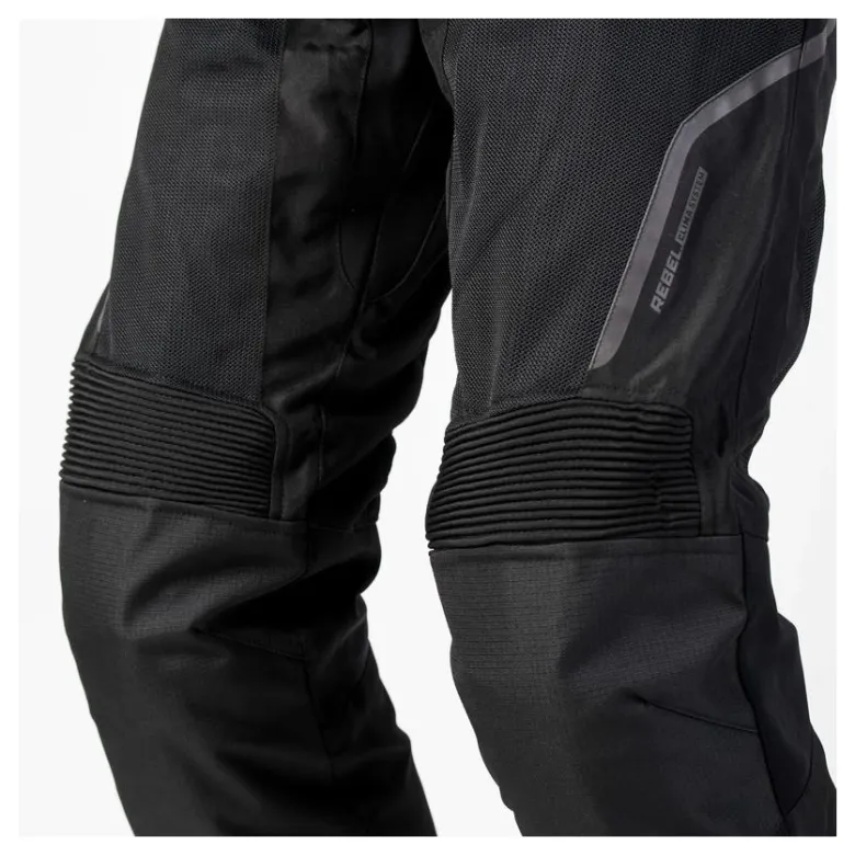 Spodnie tekstylne REBELHORN FLUX BLACK czarny