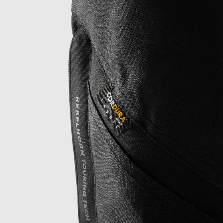 Spodnie tekstylne REBELHORN HARDY 3.0 SHORT BLACK czarny