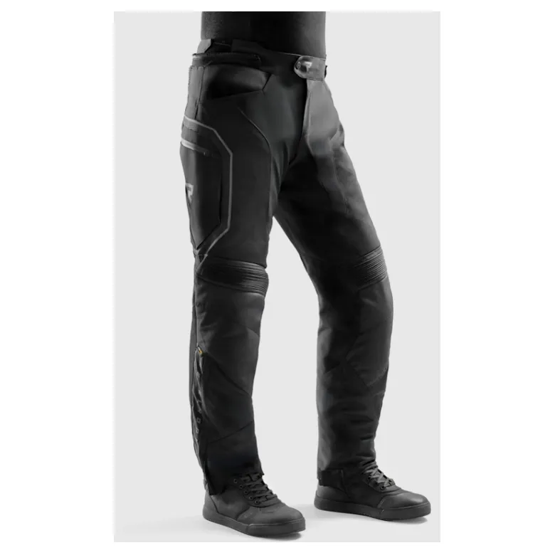 Spodnie tekstylne REBELHORN HIFLOW V LONG BLACK czarny