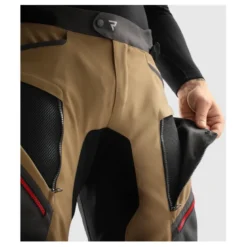 Spodnie tekstylne REBELHORN HARDY 3.0 DESERT/GREY/RED brązowy szary czerwony