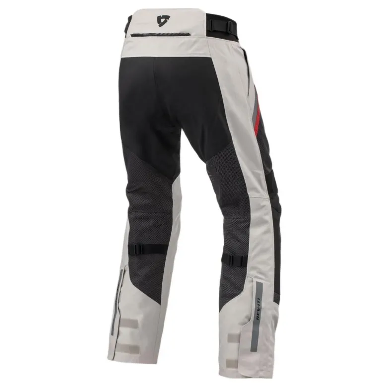 Spodnie tekstylne REVIT TORNADO 4 H2O SILVER/BLACK srebrny czarny czerwony