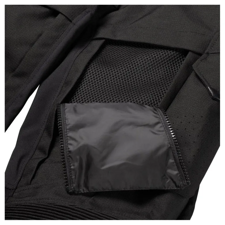 Spodnie tekstylne RICHA INFINITY 3 ADVENTURE SHORT BLACK czarny